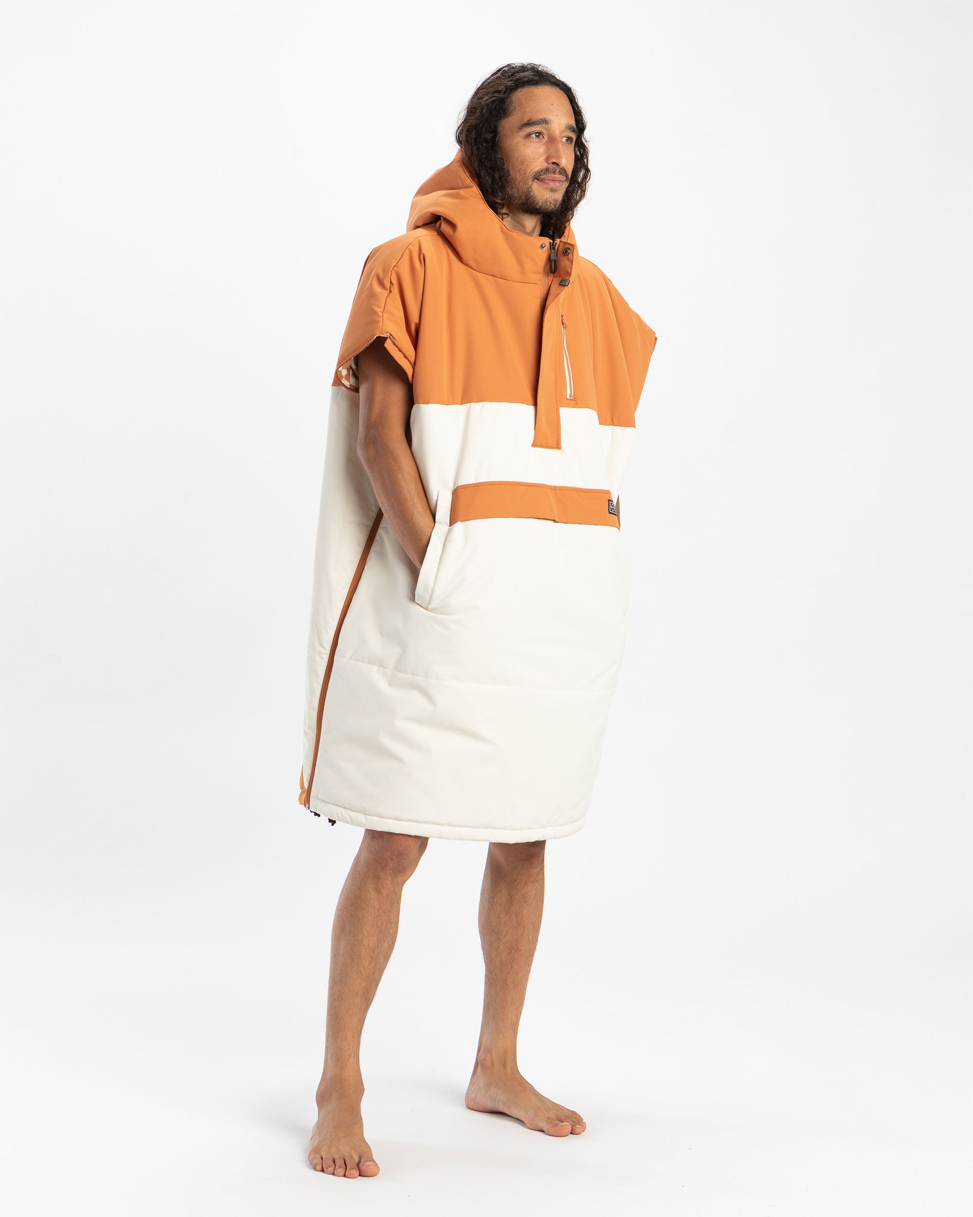 Apex Poncho-Terracotta