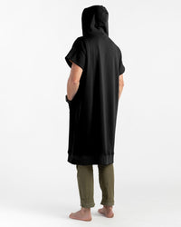 Daily ECO poncho-Black